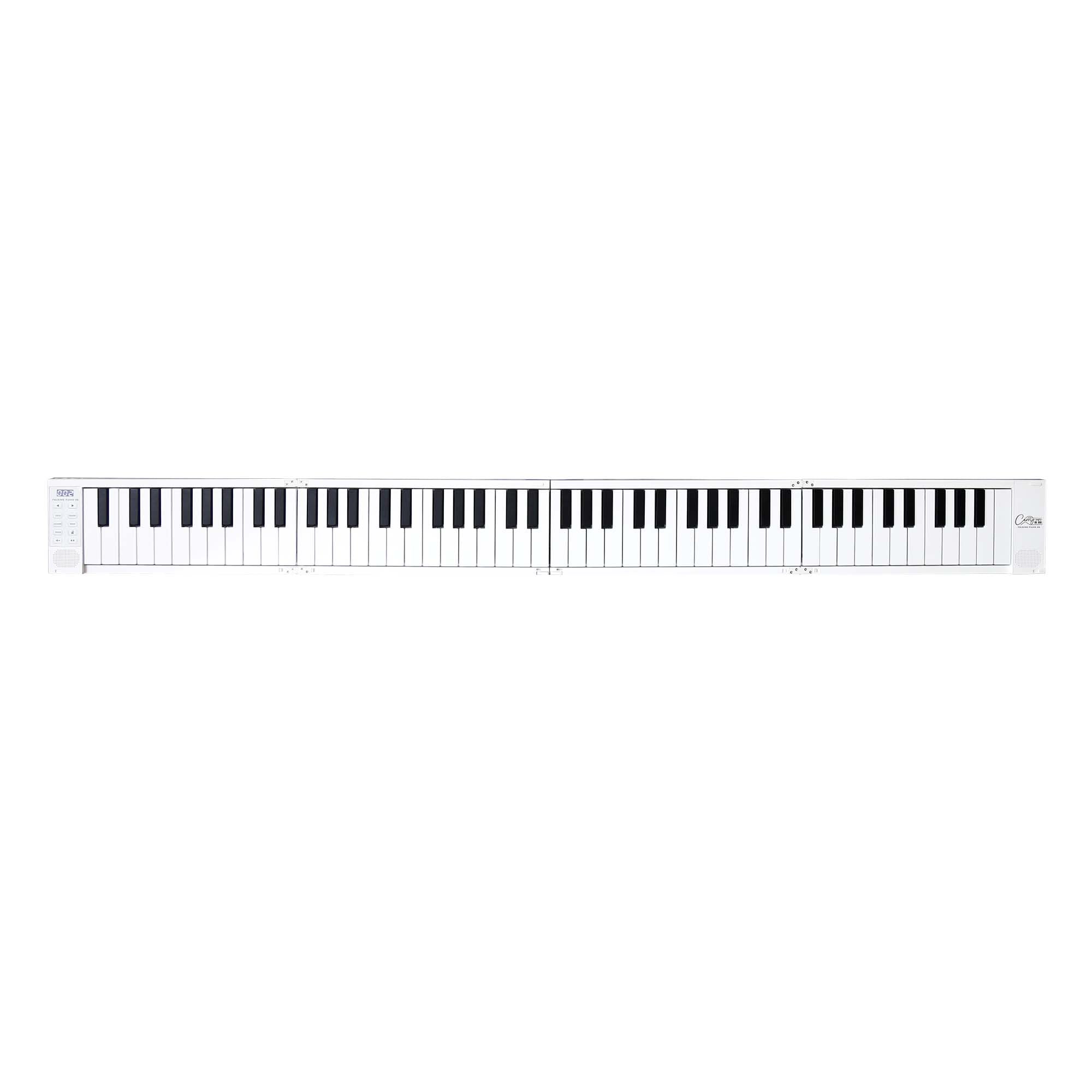 Carry-On 88 Key Folding Piano - Black#Colour_White