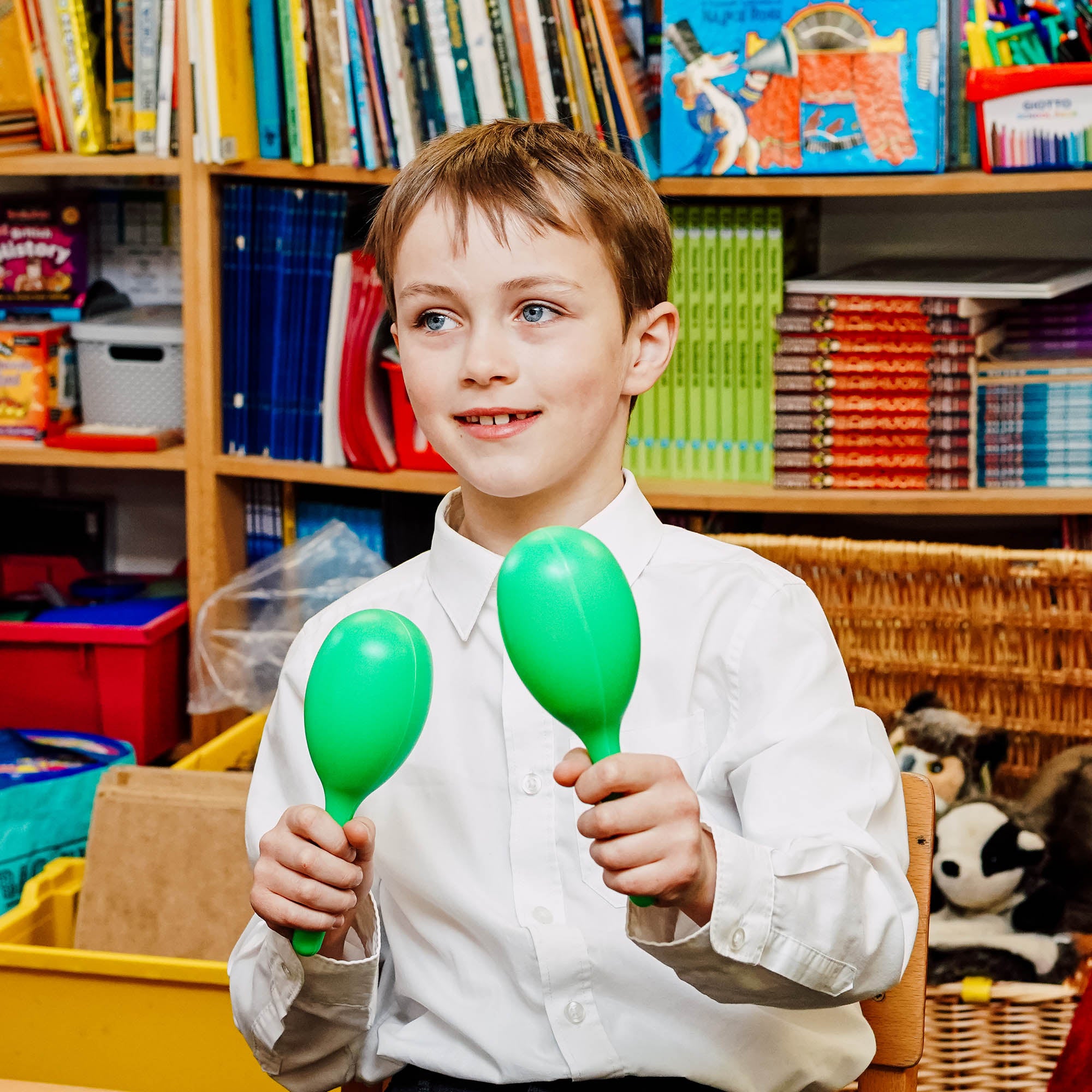 A-Star Plastic Maracas Medium Green Maracas, Shakers and Guiros#Colour_Green