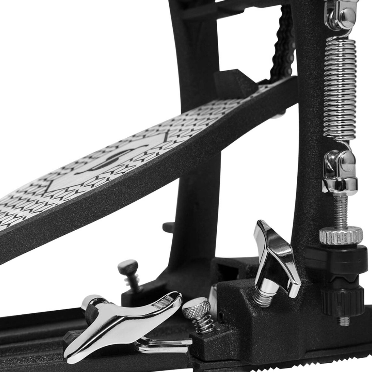 Stagg PP-52 bass drum pedal steel base plate with anchor spikes