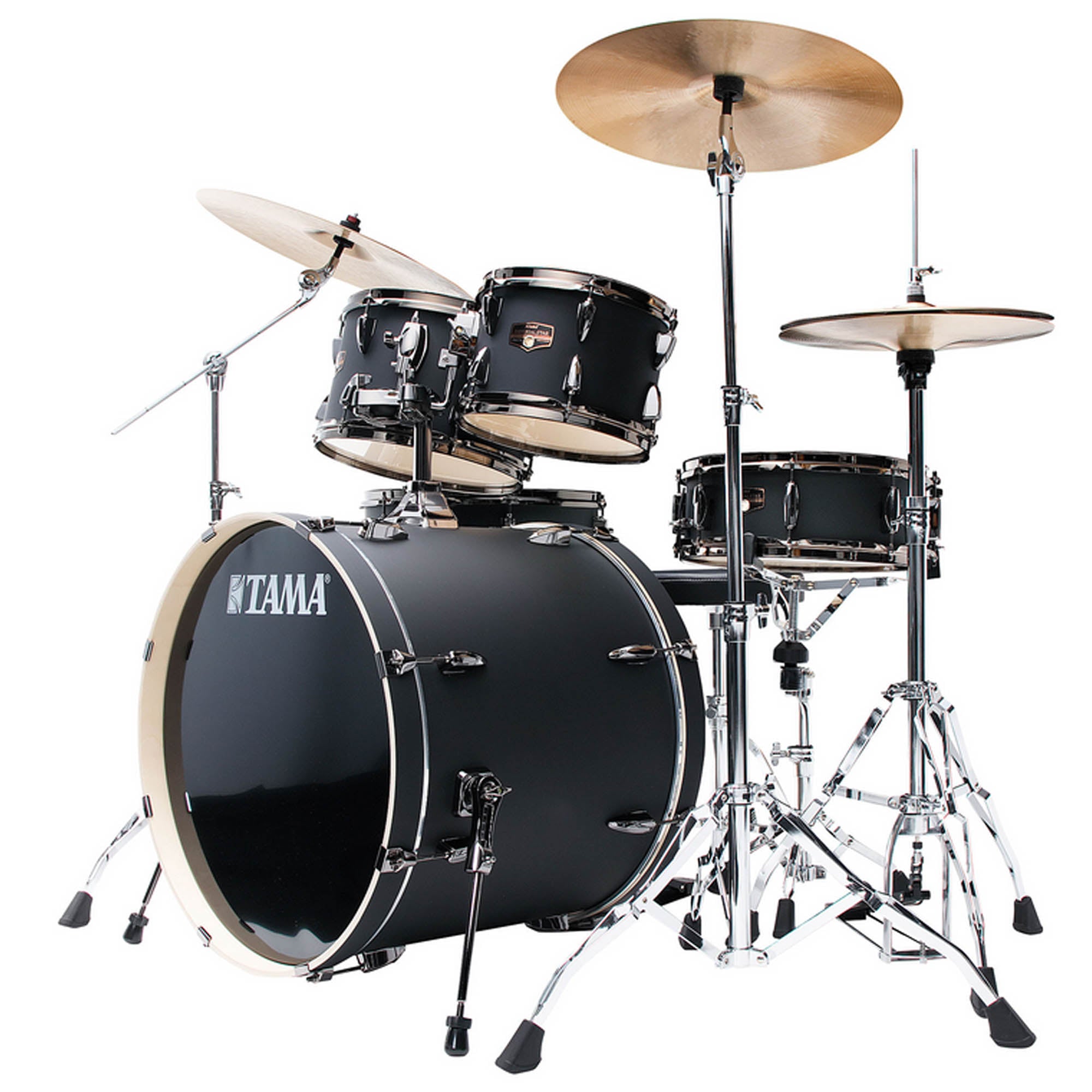 Tama Imperialstar 20 Inch 5 Piece Drum Kit - Blacked Out Black