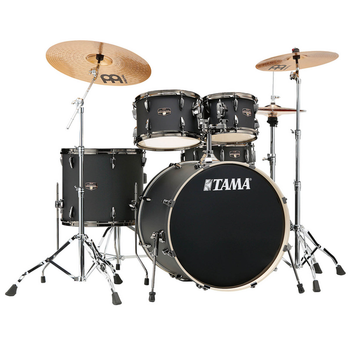 Tama Imperialstar 20 Inch 5 Piece Drum Kit - Blacked Out Black