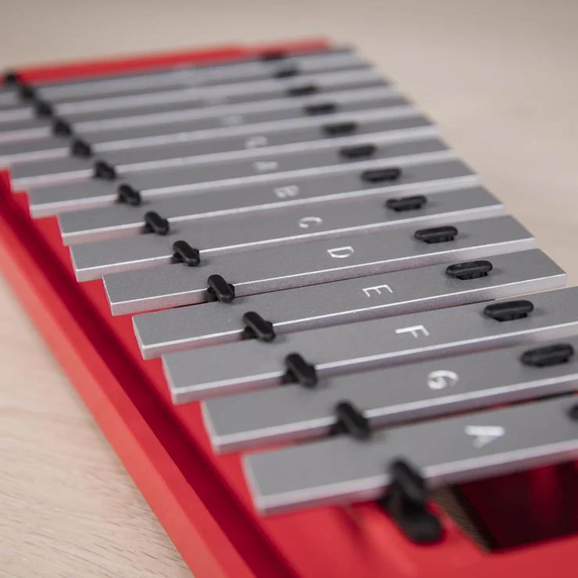 Percussion Plus Classic Red Box Alto Diatonic Glockenspiel
