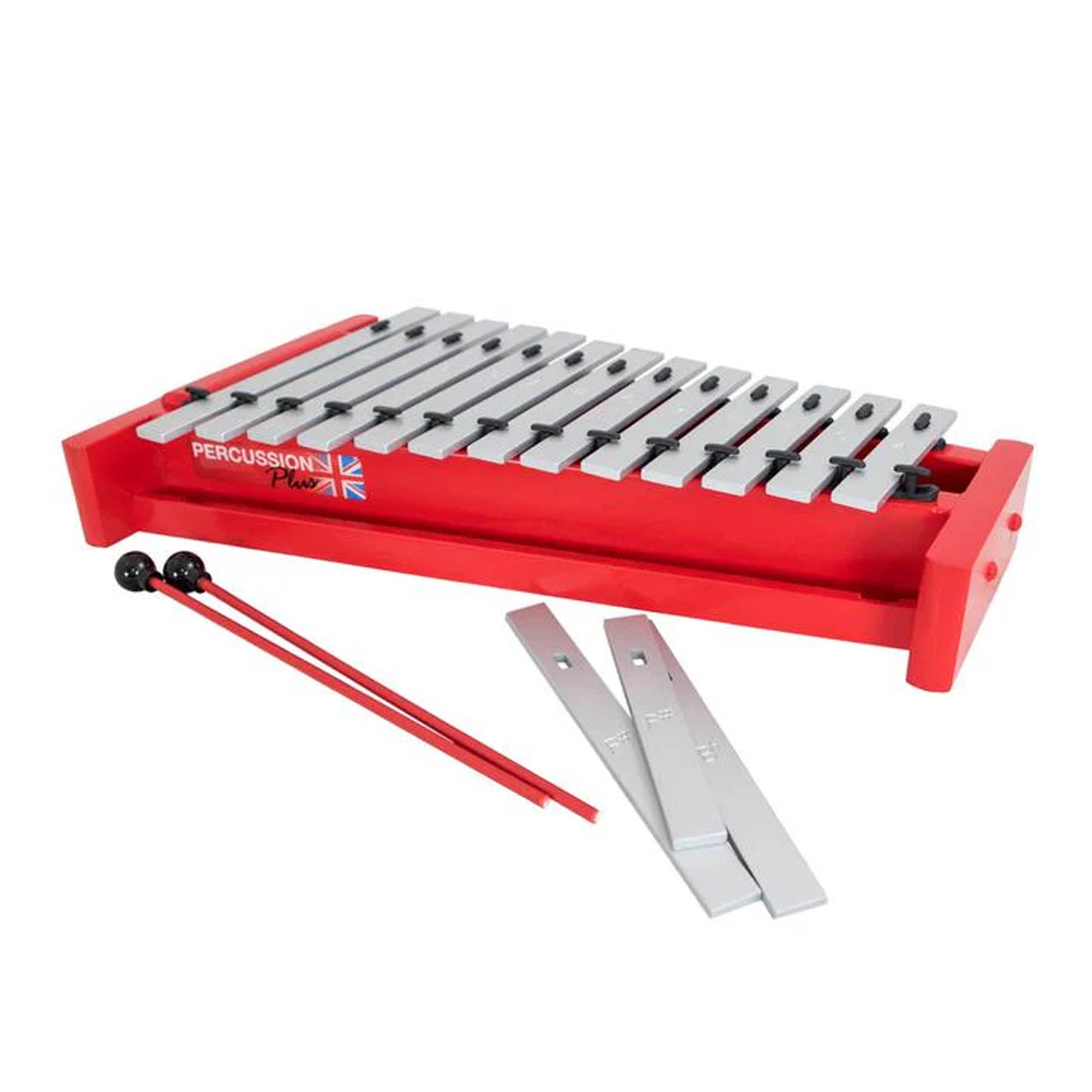 Percussion Plus Classic Red Box Alto Diatonic Glockenspiel