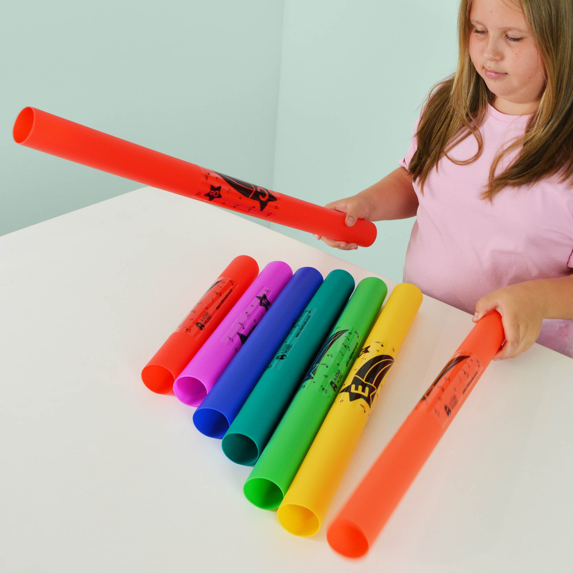 A-Star Sound Tubes 8-Note C Major Diatonic Set