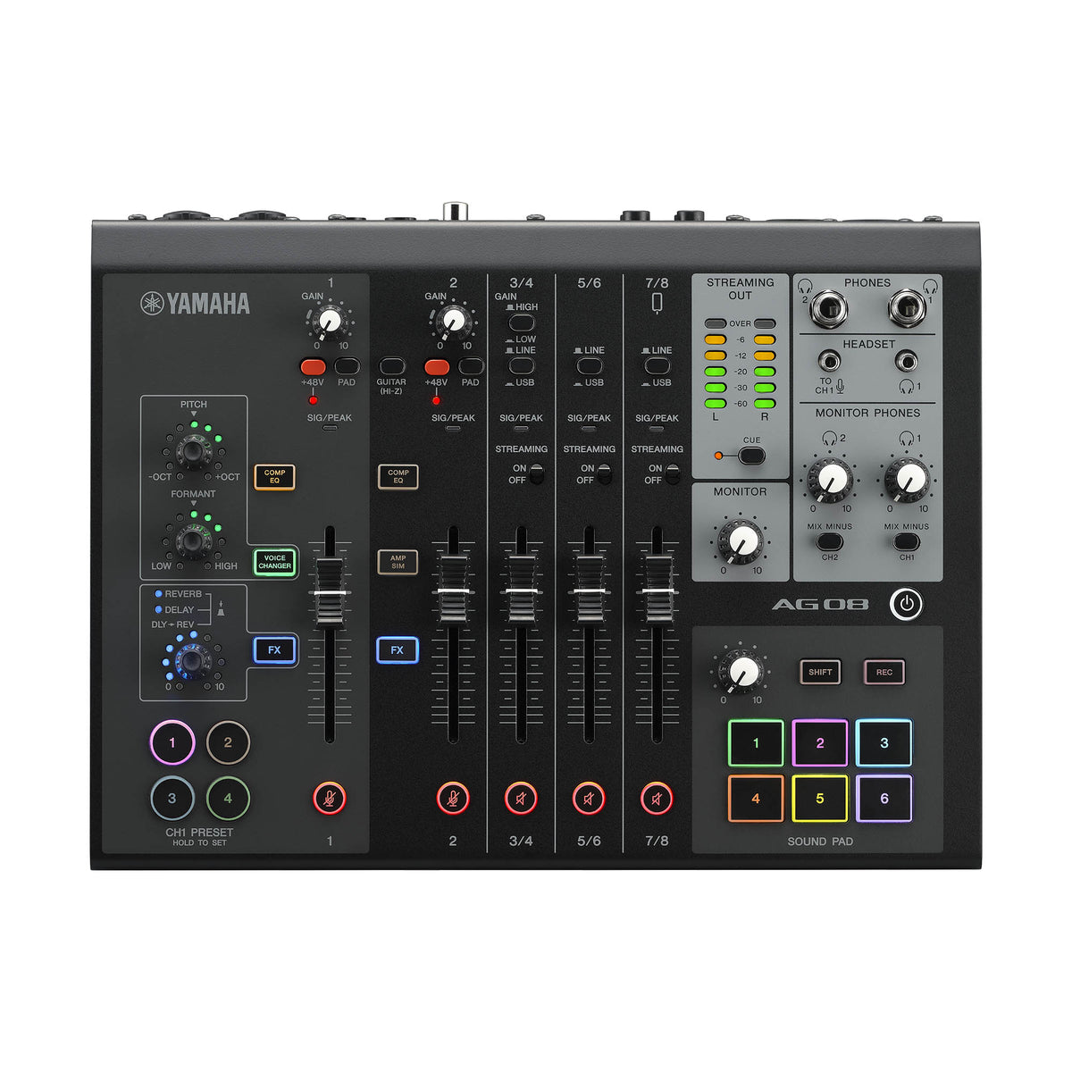 Yamaha AG08 All-in-One Streaming Station