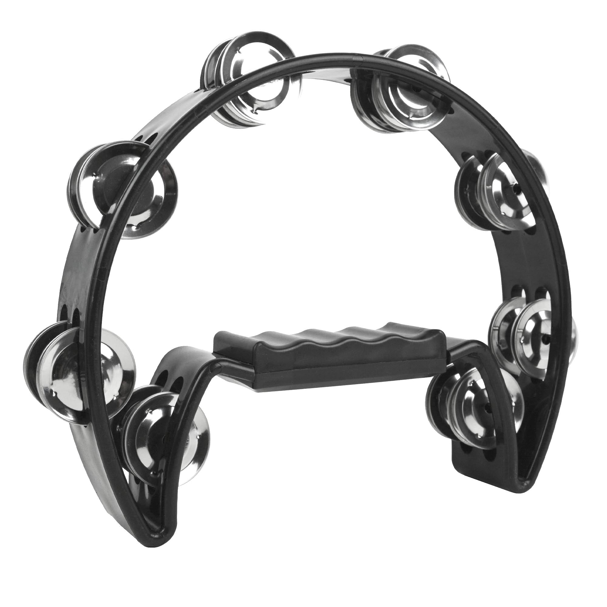 A-Star Half Moon Tambourine Black Tambourines, Tambours and Drums#Colour_Black