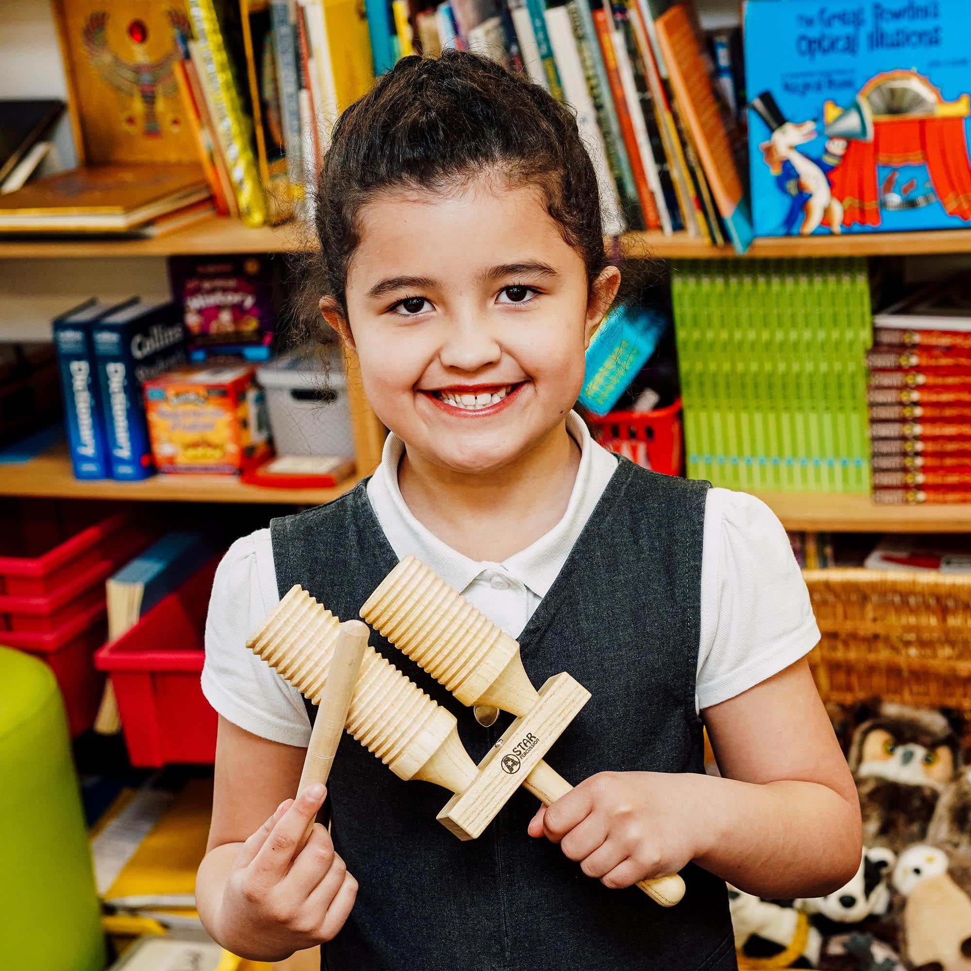 A-Star Double Wooden Agogo