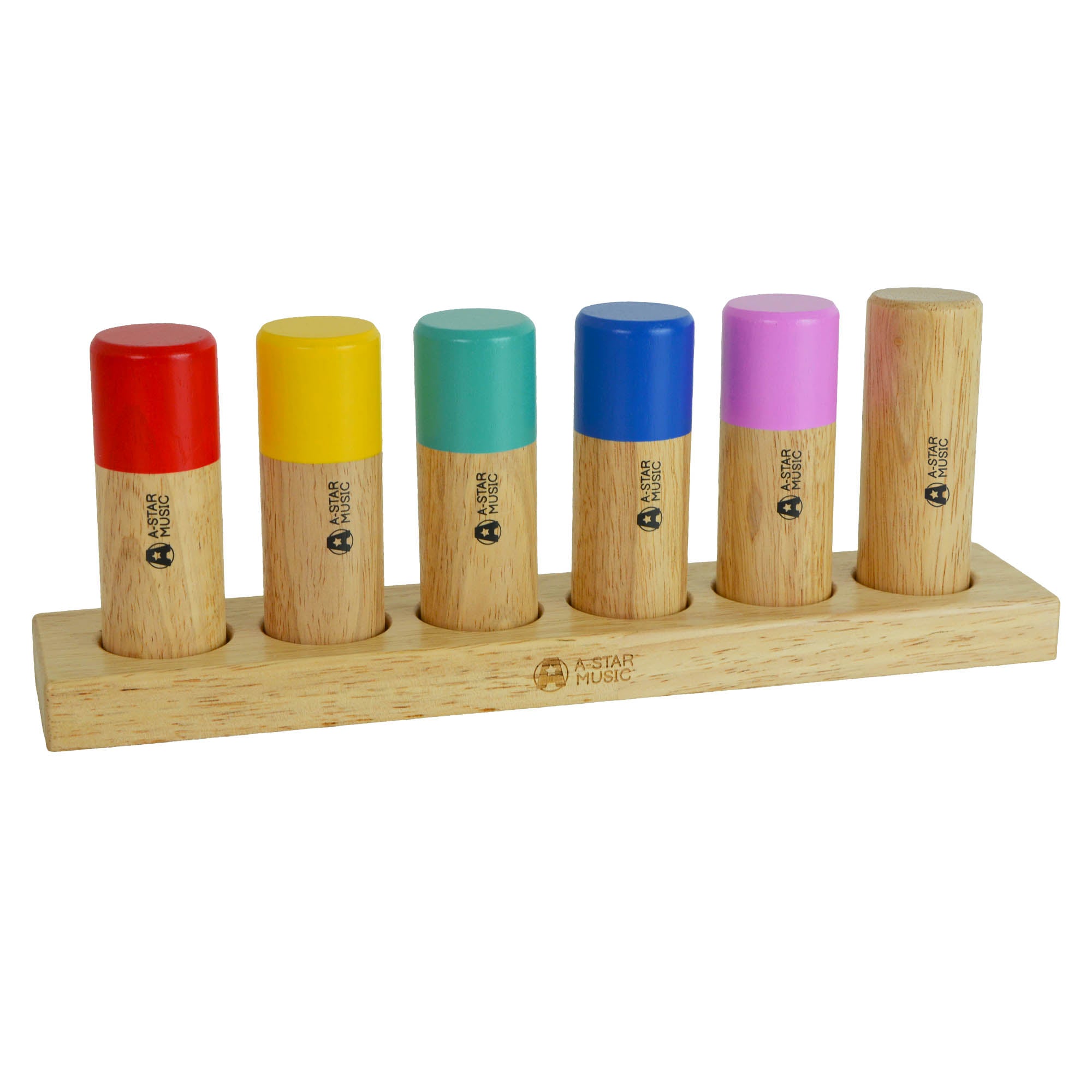 A-Star Wooden Musical Shakers - Set of 6