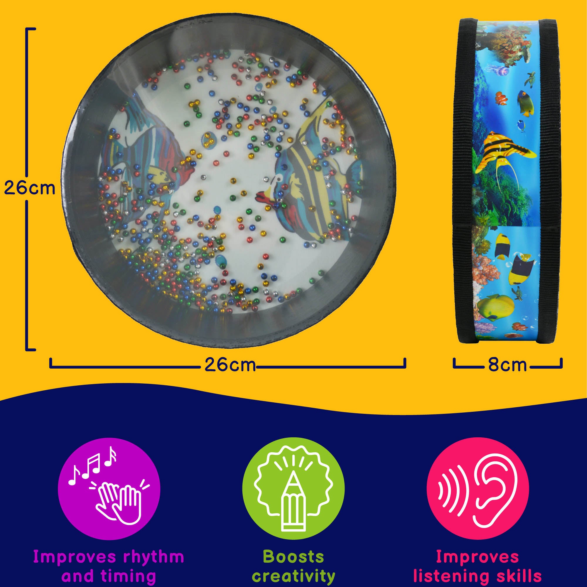 A-Star 10 inch Ocean Wave Drum