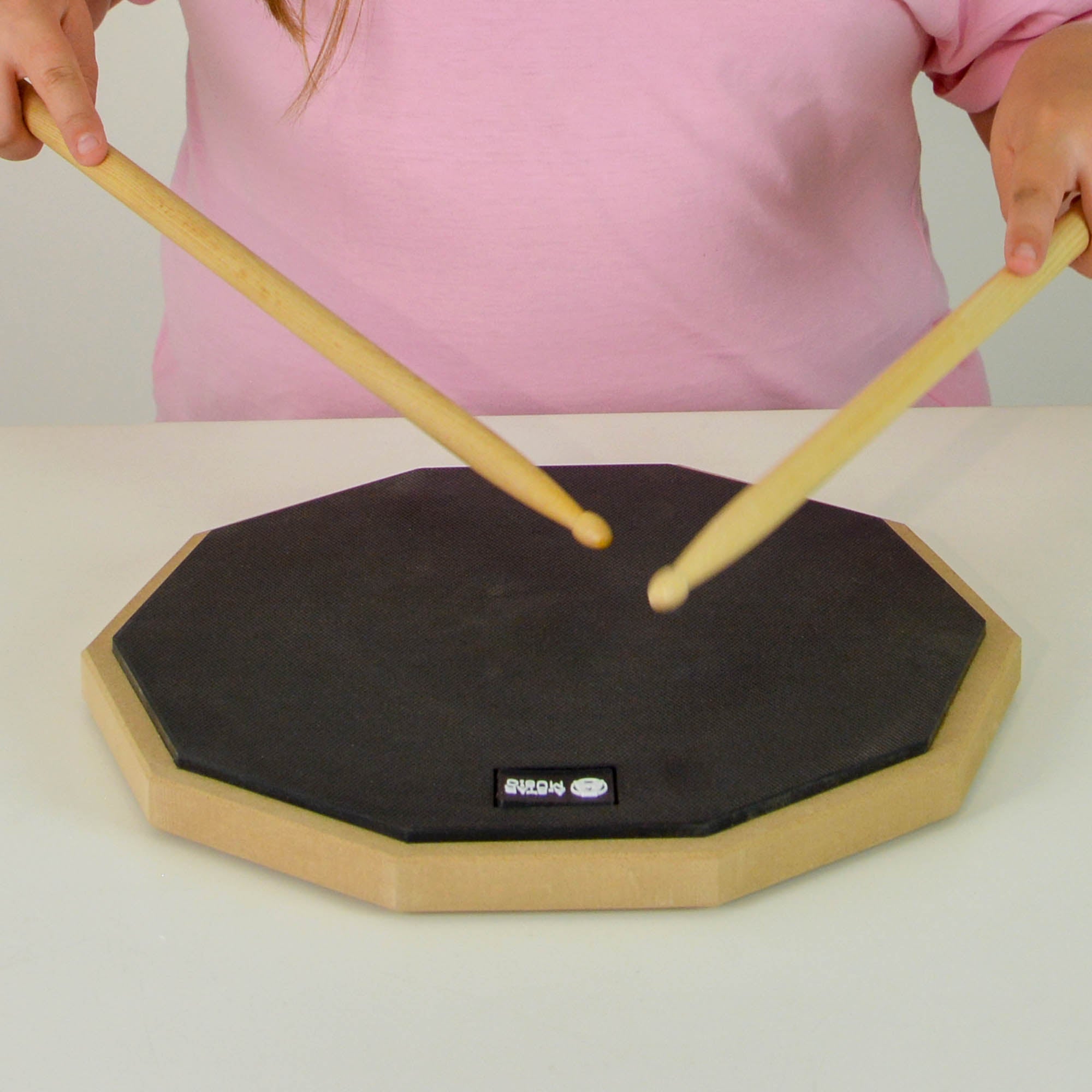 A-Star 12 Inch Drum Practice Pad and 5B Drum Sticks
