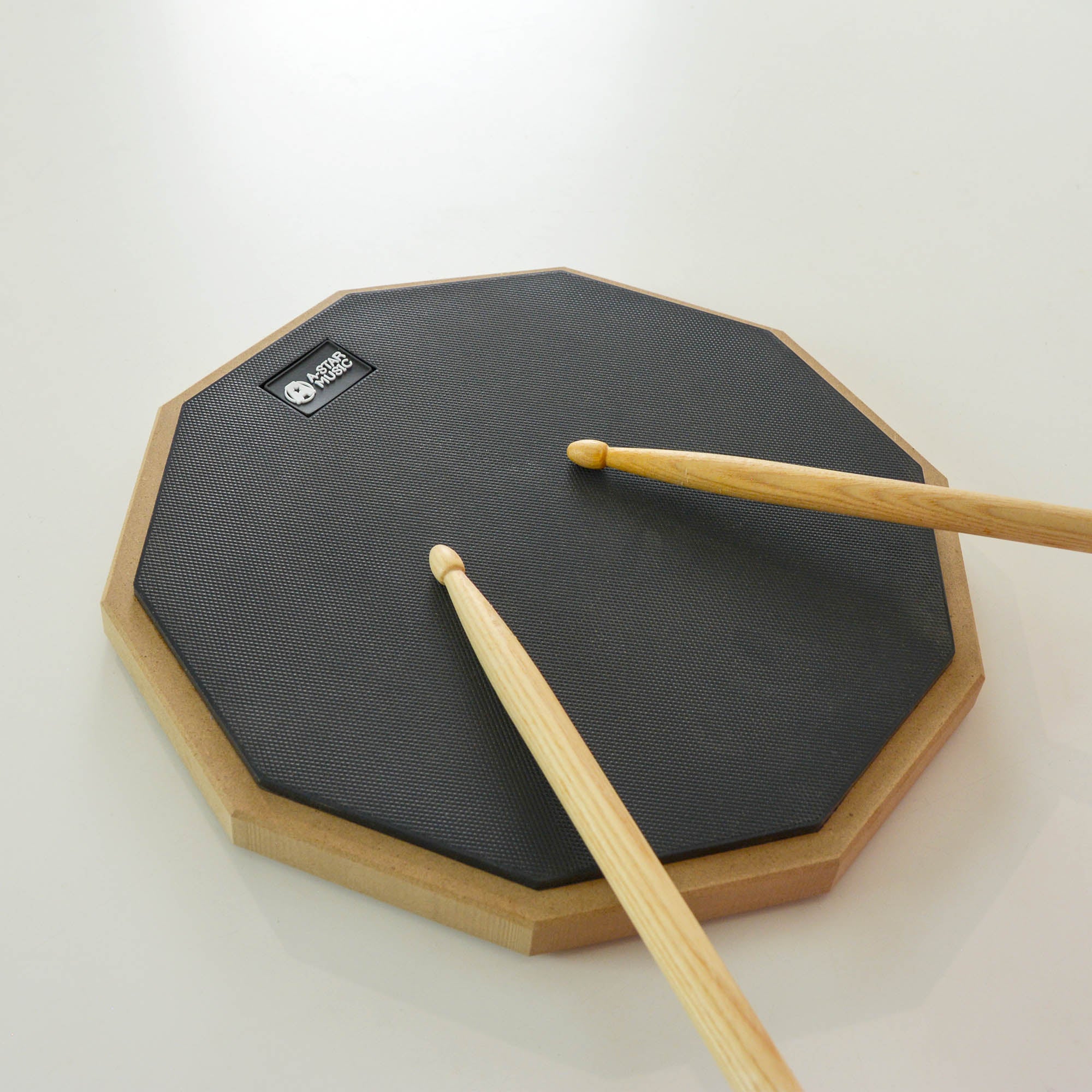 A-Star 12 Inch Drum Practice Pad and 5B Drum Sticks