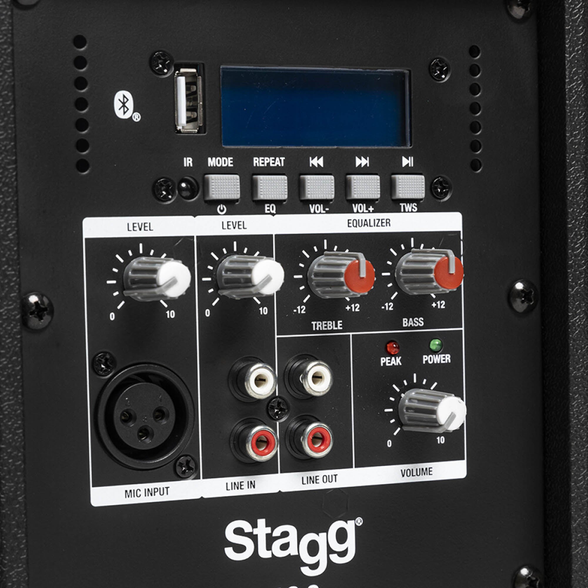Stagg 8 Inch Active Speaker 125W with Bluetooth