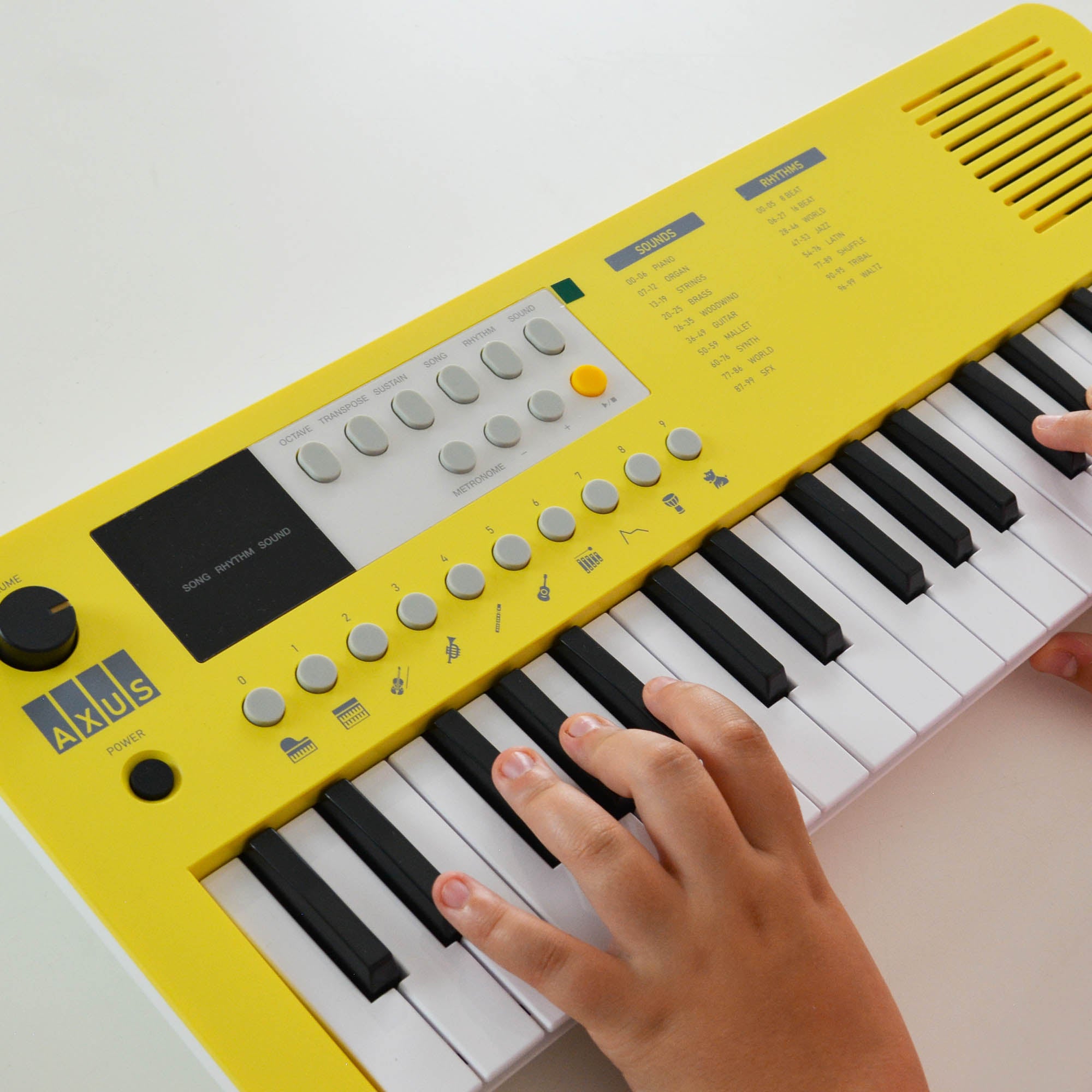 Axus Mini Keyboard 37 Key Keyboard#Colour_Yellow