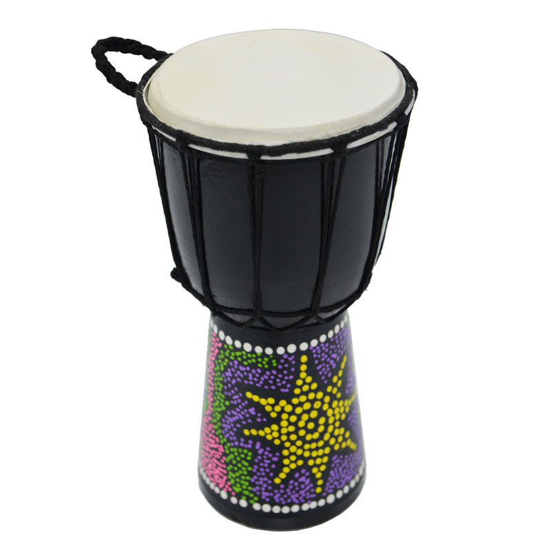 A-Star 5 inch Painted Djembe