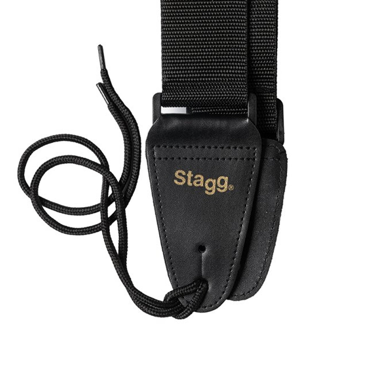 Stagg BJA006BK 2" black nylon guitar strap