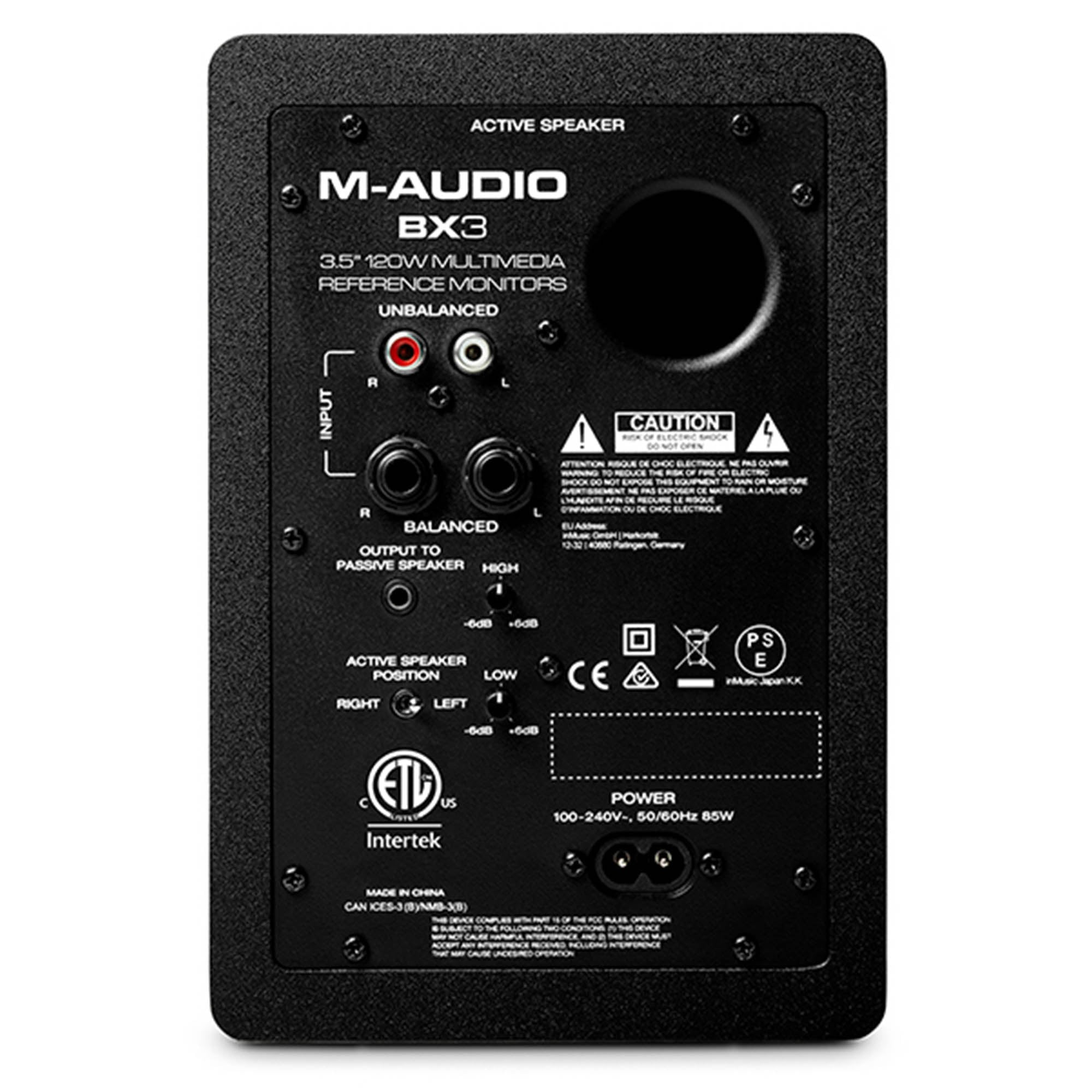 M-Audio 3.5 Inch Powered Studio Reference Monitor Pair
