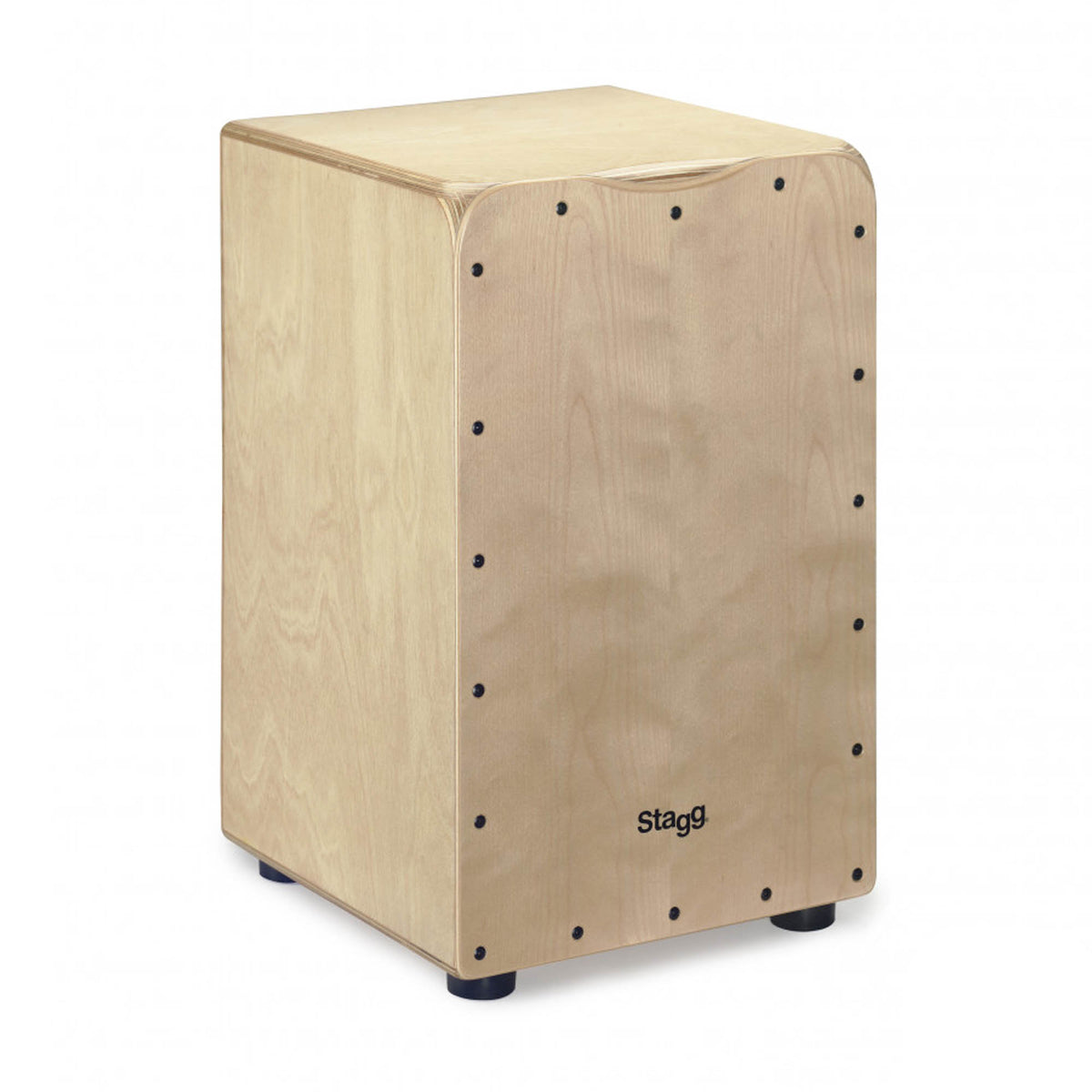 Stagg CAJ-50M-N standard-size birch cajon with natural front board