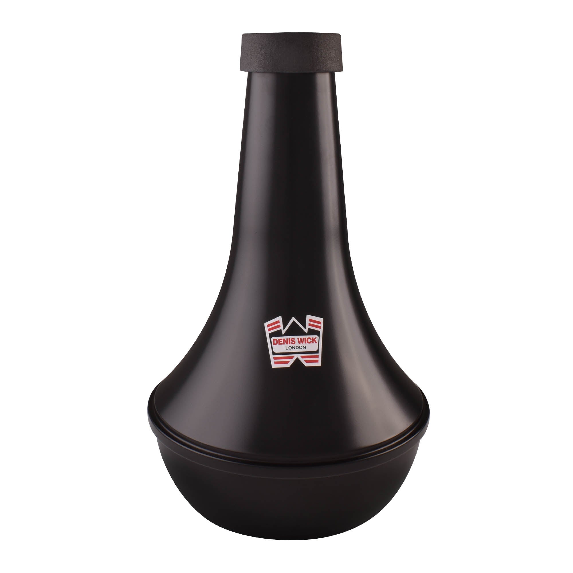 Denis Wick DW5513 Aluminum Euphonium Straight Mute – Silver "Scotchbrite" Finish