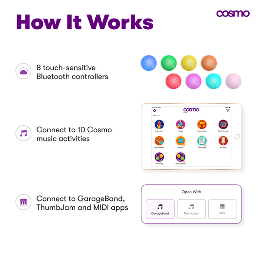 Cosmo Music & Learning Bundle with 8 Cosmoids
