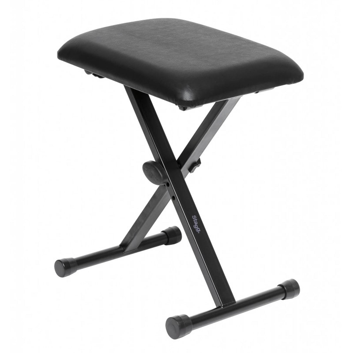 Stagg KEB-A10 black foldable X-frame keyboard bench