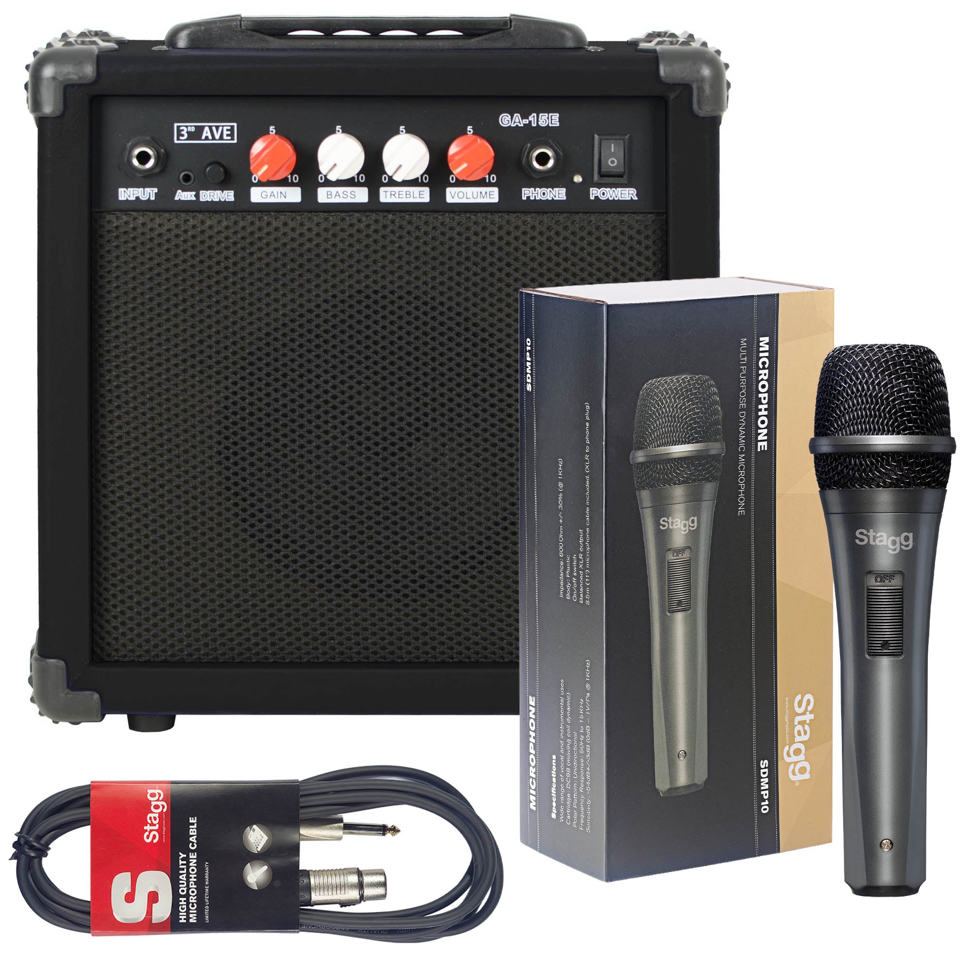 Microphone and Amp Vocal Pack