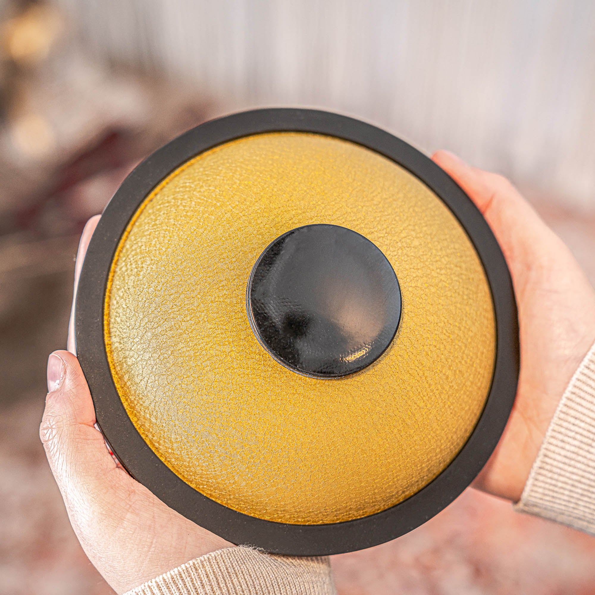 Meinl Sonic Energy 6 inch Mini Steel Tongue Drum in B Major - Gold
