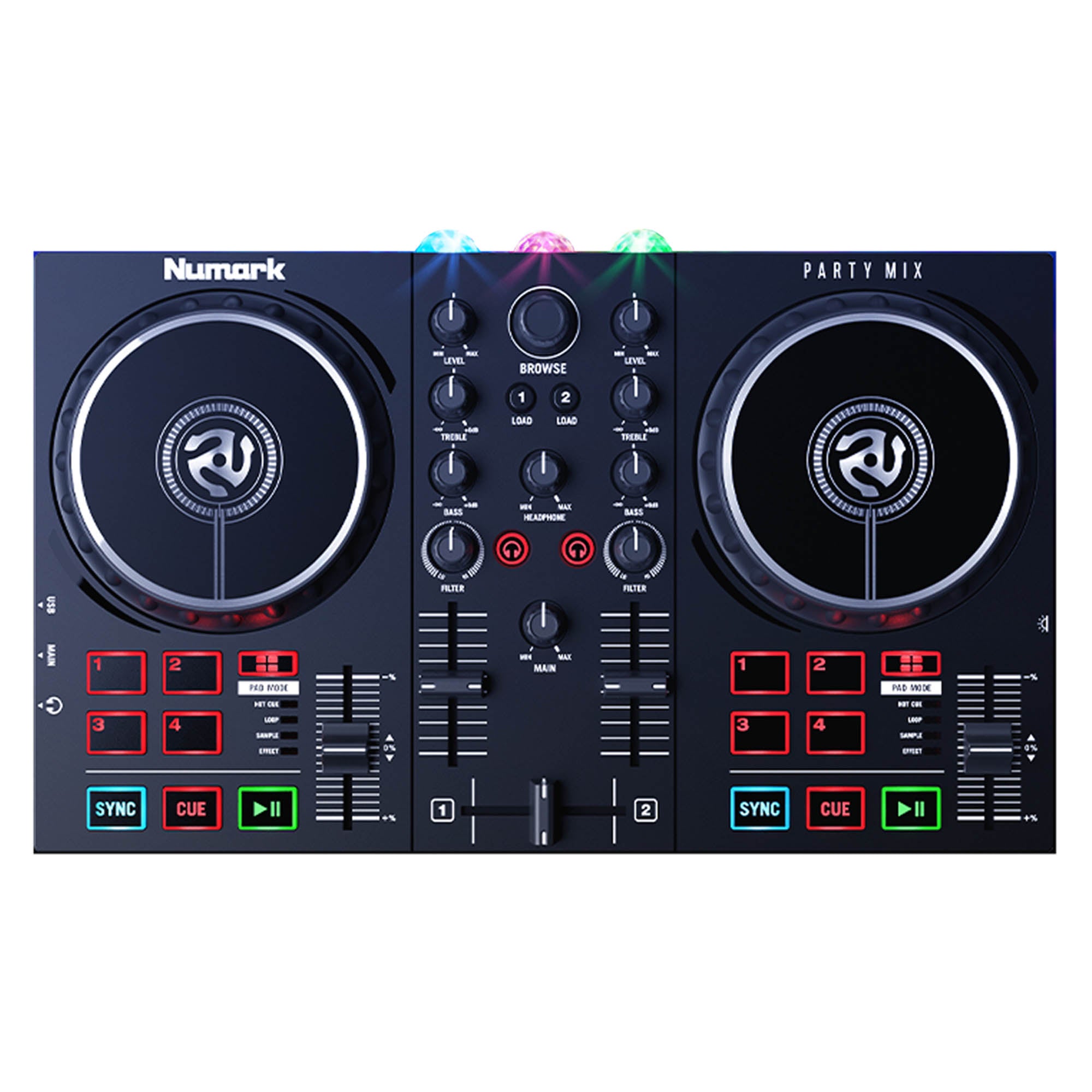 【KisuZi様用】Numark Party Mix DJコントローラー Numark Party Mix II 2-Channel DJ Controller
