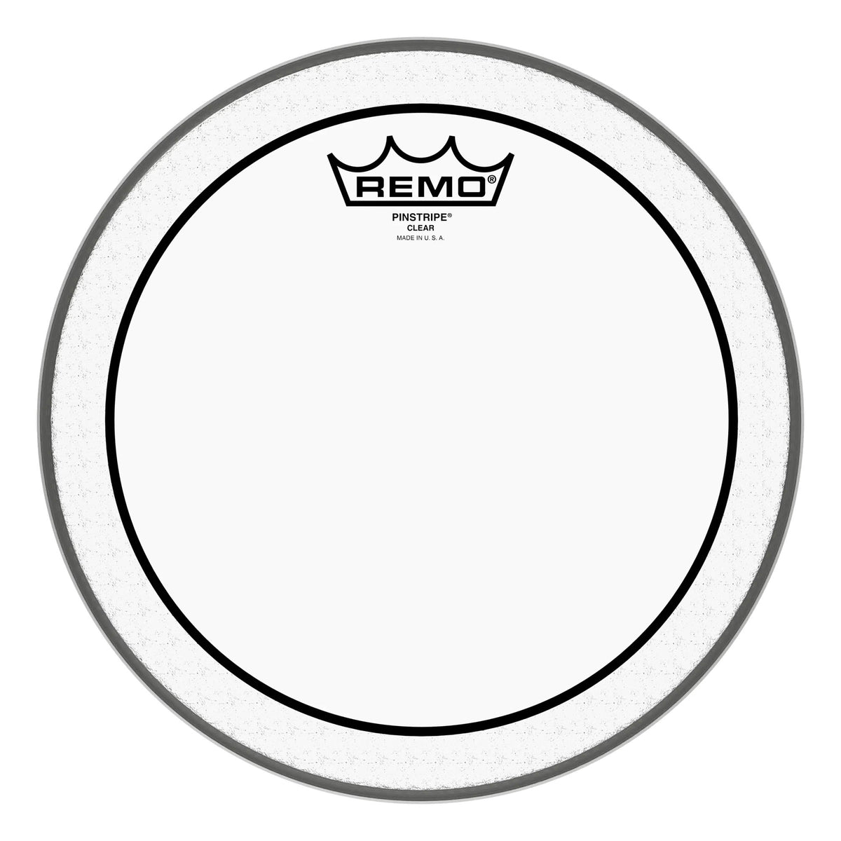 Remo Pinstripe Clear 2-ply tom drum head#Size_10 Inch