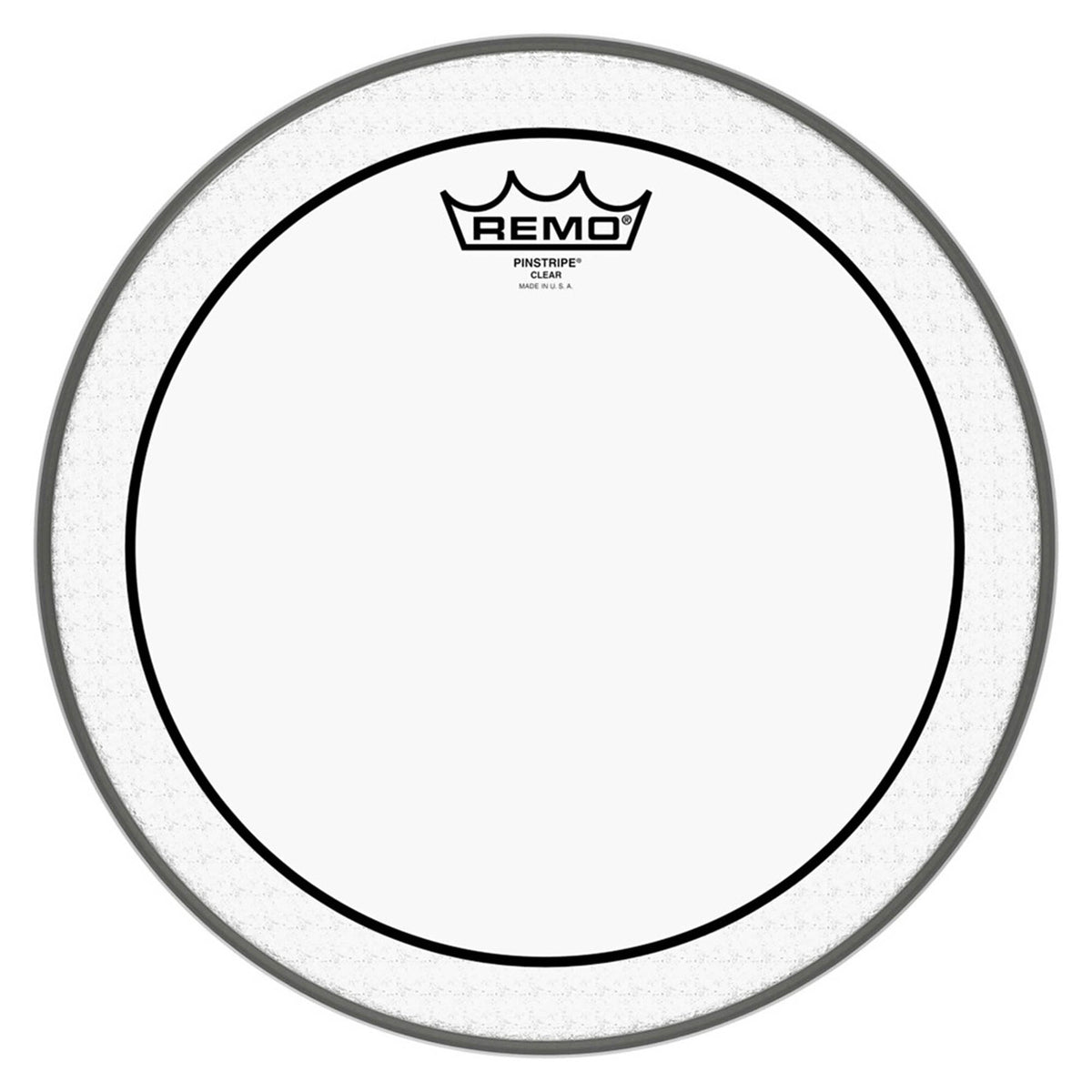 Remo Pinstripe Clear 2-ply tom drum head#Size_12 Inch
