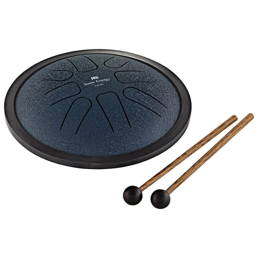 Meinl Sonic Energy 7 inch Small Steel Tongue Drum in G Minor - Navy Blue
