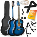 3rd Avenue Full Size Acoustic Guitar Premium Pack Blueburst Acoustic Guitars