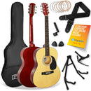 3rd Avenue Full Size Acoustic Guitar Premium Pack Blueburst Acoustic Guitars