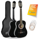 3rd Avenue 1/2 Size Classical Guitar Pack Black Classical Guitars