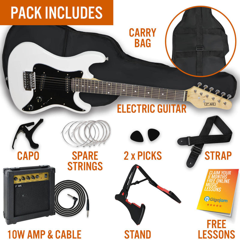 3rd Avenue 3/4 Size Electric Pack Electric Guitars