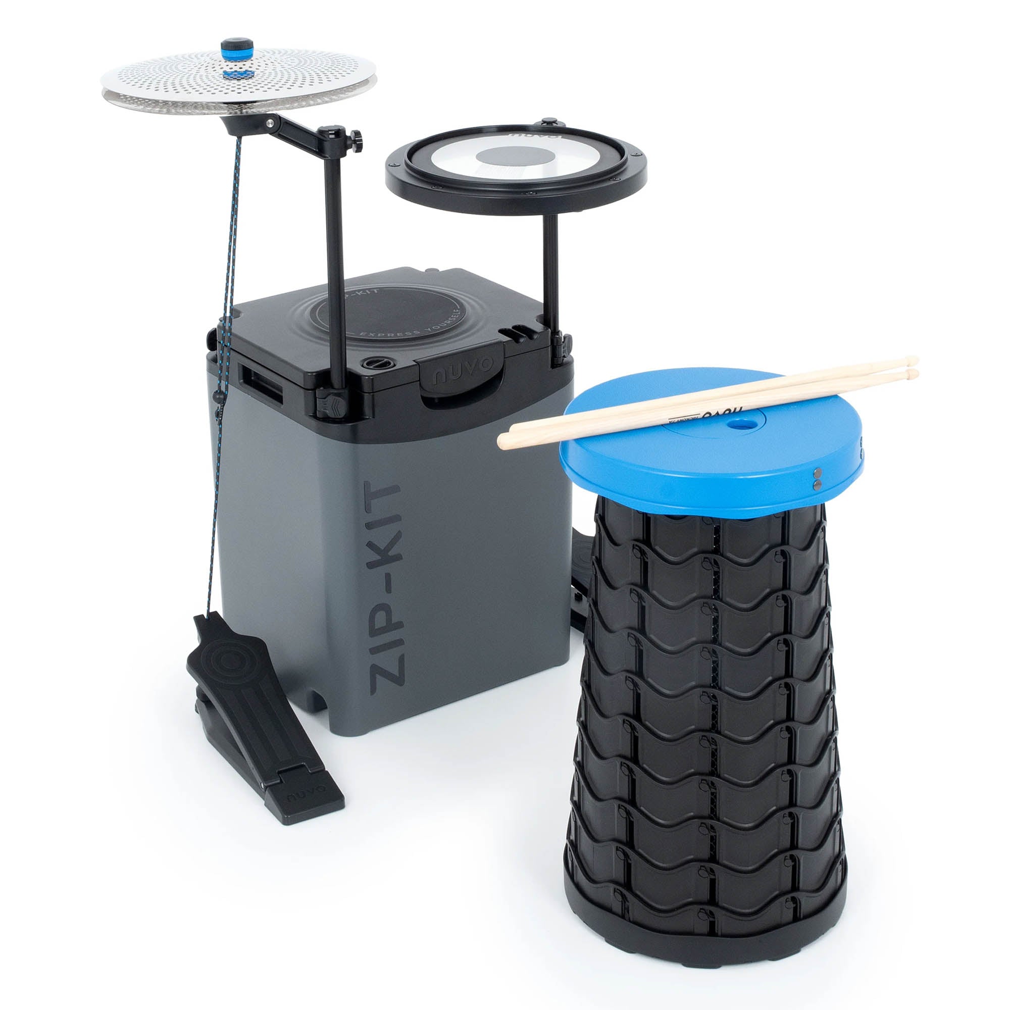 Nuvo Zip-Kit Essential Compact Drum Kit