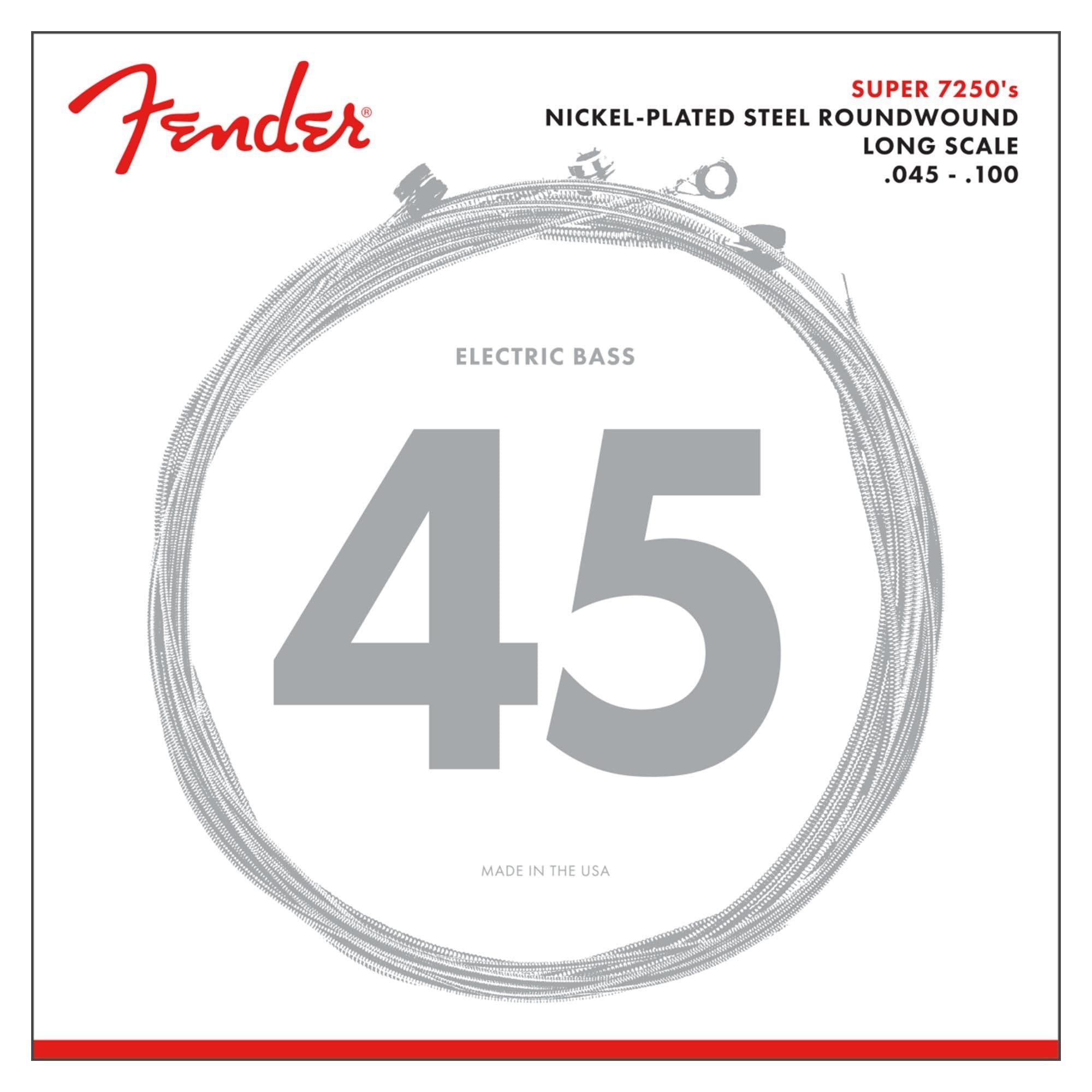 Fender Super 7250ML Bass Guitar Strings 45-100 Guitars & Folk - String Sets