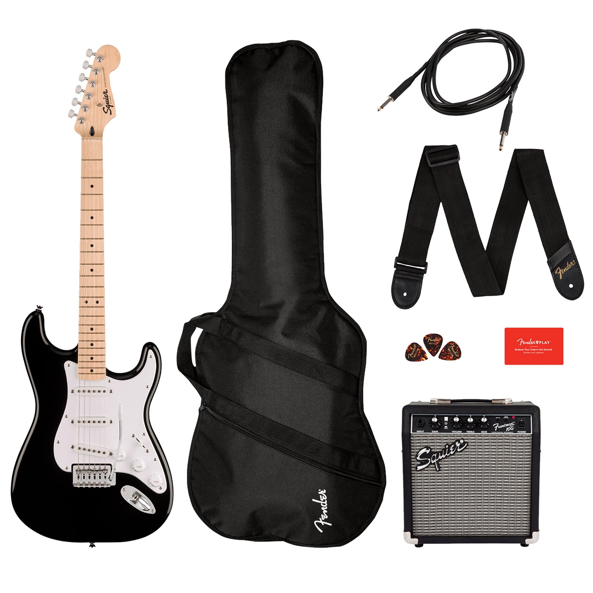 Squier by Fender Sonic Stratocaster Electric Guitar Pack
