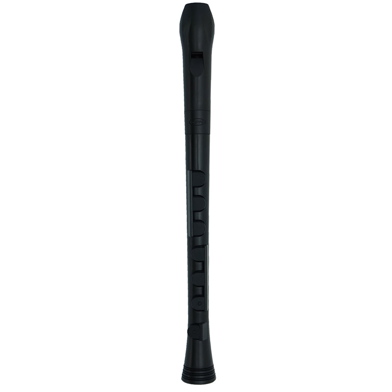 Nuvo Descant Recorder+ Black with Blue Recorders#Colour_Black with Silver