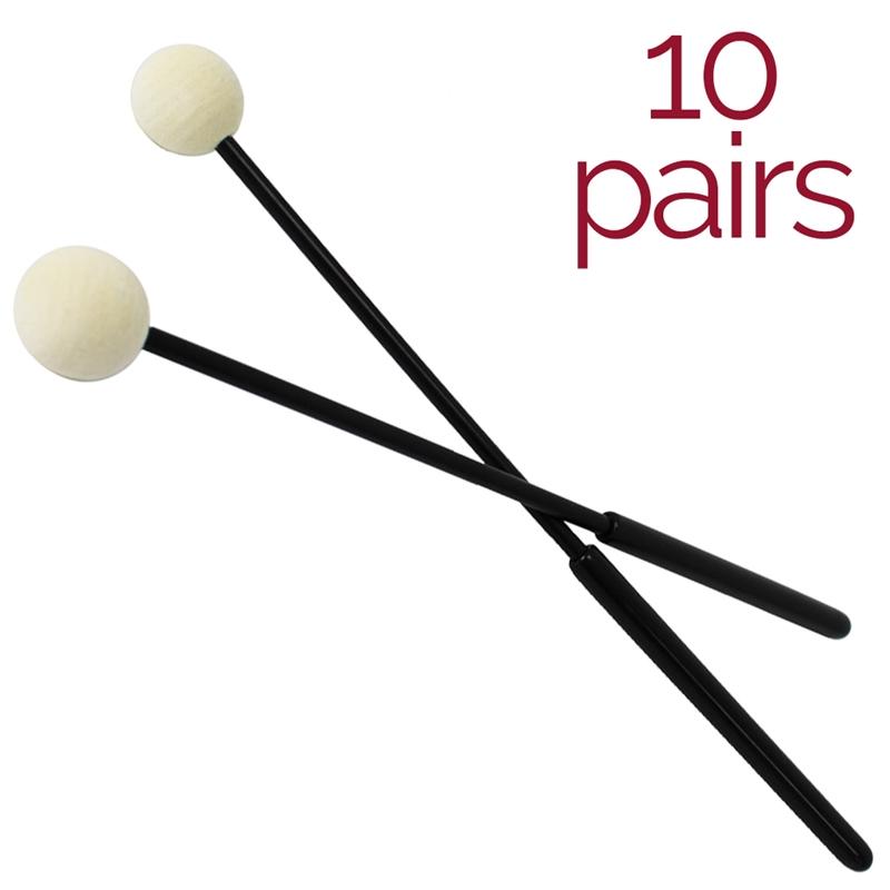 A-Star Felt Headed Xylophone Beaters Pair Beaters, Mallets and Sticks#Size_10 Pairs