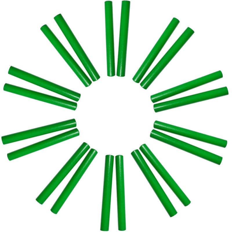 A-Star Coloured Claves - 10 Pairs Claves, Castanets and Woodblocks#Colour_Green