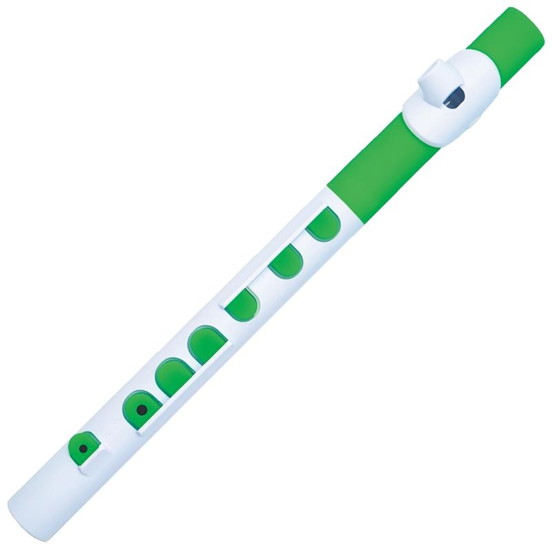 Nuvo TooT Nuvo Plastic Woodwind#Colour_White with Green