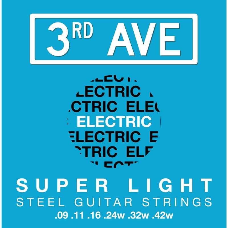 3rd Avenue Super Light Electric Guitar Strings Single Set Guitars & Folk - String Sets