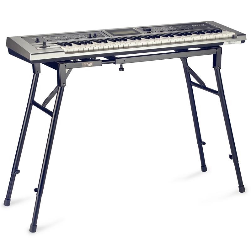 Stagg MXS-A1 black adjustable stand for mixers or keyboards
