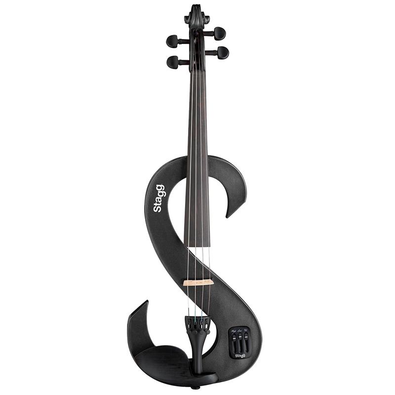 Stagg EVN Electric Violin Outfit Violins#Colour_Metallic Black
