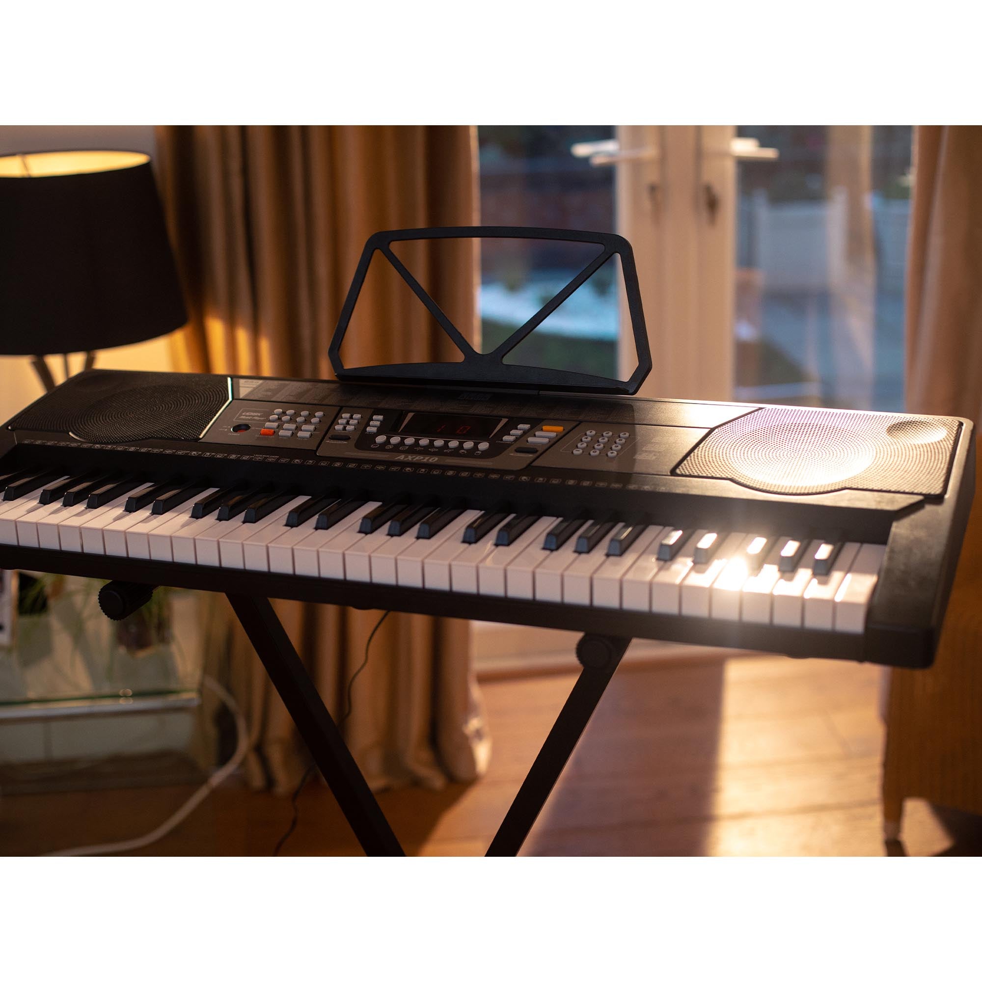 Axus AXP10 61 Note Portable Keyboard Package