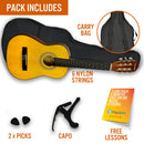 Rocket 1/2 Size Classical Guitar Starter Pack Classical Guitars