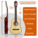 3rd Avenue 1/2 Size Classical Guitar Pack Natural Classical Guitars