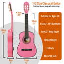 3rd Avenue 1/2 Size Classical Guitar Pack Pink Classical Guitars