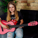 3rd Avenue 1/2 Size Classical Guitar Pack Pink Classical Guitars