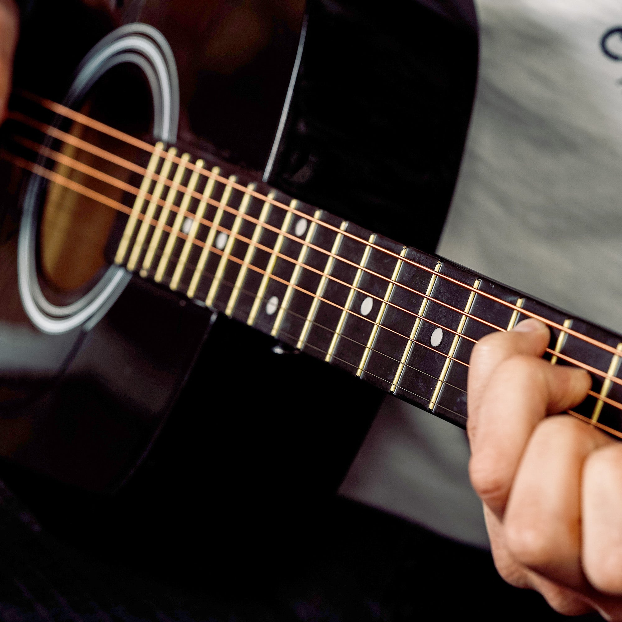 3rd Avenue Full Size Acoustic Guitar Premium Pack Black Acoustic Guitars#Colour_Black